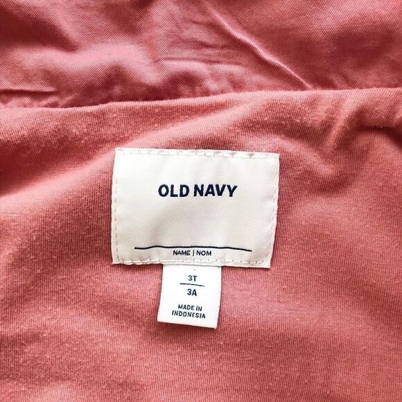 Old Navy pink hooded peplum  jacket EUC 3T - Picture 5 of 6